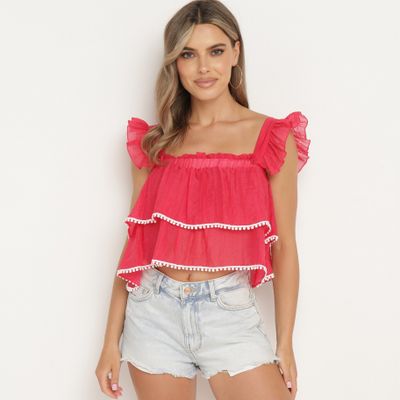 born2be - Bluzka damska boho ze sklepu: born2be.pl w kategorii: Bluzki damskie - zdjęcie 054DCF2-170-2564_332650