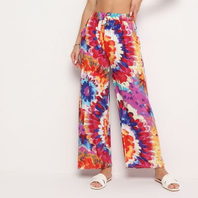 Spodnie damskie boho na wiosnę born2be ze sklepu: born2be.pl w kategorii: Spodnie damskie - zdjęcie 054DCF2-170-2564_336003