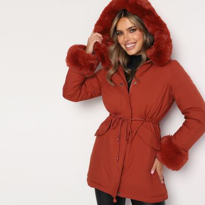 Parka damska casual born2be ze sklepu: born2be.pl w kategorii: Parki damskie - zdjęcie 054DCF2-170-2564_339989