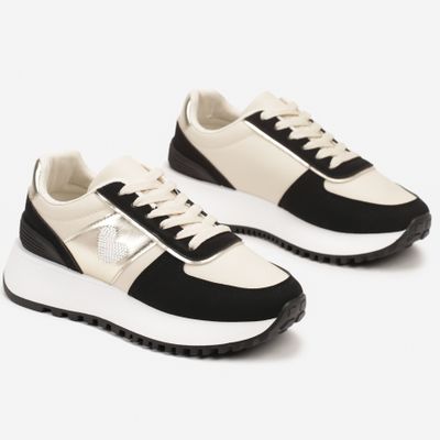 Buty sportowe damskie wiosenne born2be ze sklepu: born2be.pl w kategorii: Buty sportowe damskie - zdjęcie 054DCF2-170-2564_340438