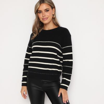 Sweter damski na zimę born2be ze sklepu: born2be.pl w kategorii: Swetry damskie - zdjęcie 054DCF2-170-2564_341236