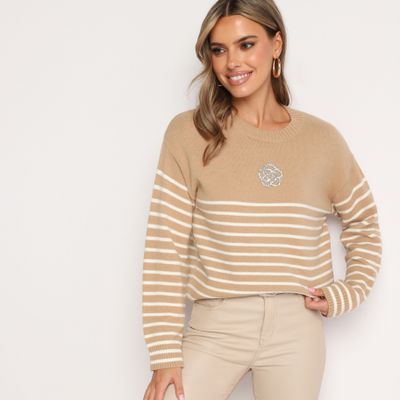 Sweter damski na zimę born2be ze sklepu: born2be.pl w kategorii: Swetry damskie - zdjęcie 054DCF2-170-2564_341243