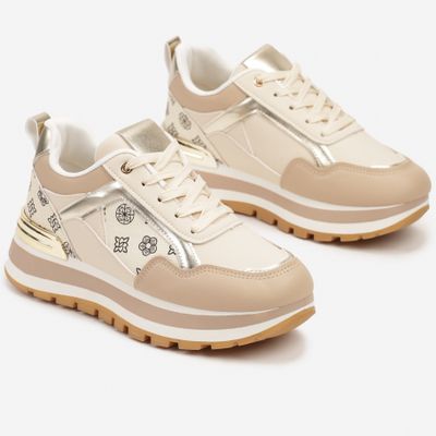 Buty sportowe damskie na wiosnę born2be ze sklepu: born2be.pl w kategorii: Buty sportowe damskie - zdjęcie 054DCF2-170-2564_342275
