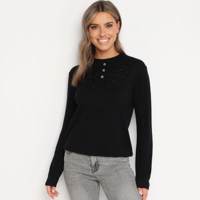 Sweter damski casual born2be ze sklepu: born2be.pl w kategorii: Swetry damskie - zdjęcie 054DCF2-170-2564_342514