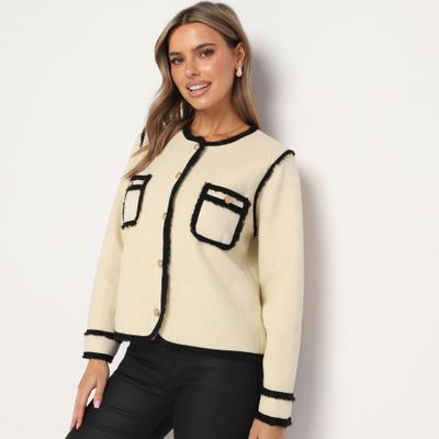 Sweter damski casual born2be ze sklepu: born2be.pl w kategorii: Swetry damskie - zdjęcie 054DCF2-170-2564_343060