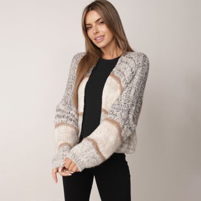 Sweter damski casual born2be ze sklepu: born2be.pl w kategorii: Swetry damskie - zdjęcie 054DCF2-170-2564_343104