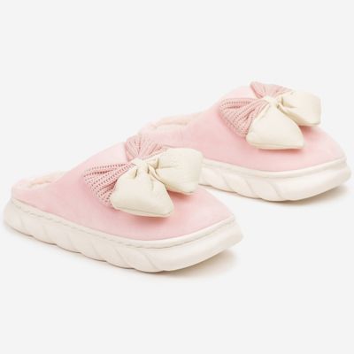 Kapcie damskie na zimę born2be ze sklepu: born2be.pl w kategorii: Kapcie damskie - zdjęcie 054DCF2-170-2564_345318