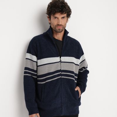Sweter męski w stylu młodzieżowym born2be ze sklepu: born2be.pl w kategorii: Swetry męskie - zdjęcie 054DCF2-170-2564_346215