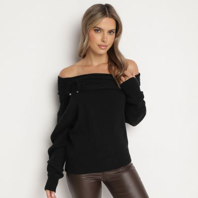 born2be - Sweter damski na zimę casual ze sklepu: born2be.pl w kategorii: Swetry damskie - zdjęcie 054DCF2-170-2564_346304