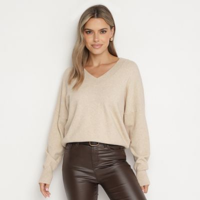 Sweter damski casual born2be ze sklepu: born2be.pl w kategorii: Swetry damskie - zdjęcie 054DCF2-170-2564_346501