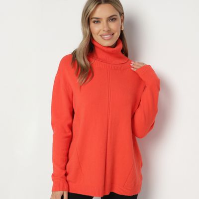 Sweter damski casual born2be ze sklepu: born2be.pl w kategorii: Swetry damskie - zdjęcie 054DCF2-170-2564_346559