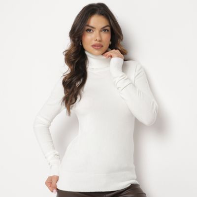 Sweter damski casual born2be ze sklepu: born2be.pl w kategorii: Swetry damskie - zdjęcie 054DCF2-170-2564_346569