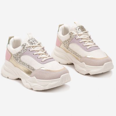 Buty sportowe damskie na wiosnę born2be ze sklepu: born2be.pl w kategorii: Buty sportowe damskie - zdjęcie 054DCF2-170-2564_346687