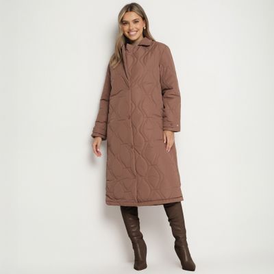 Płaszcz damski casual born2be ze sklepu: born2be.pl w kategorii: Płaszcze damskie - zdjęcie 054DCF2-170-2564_346713