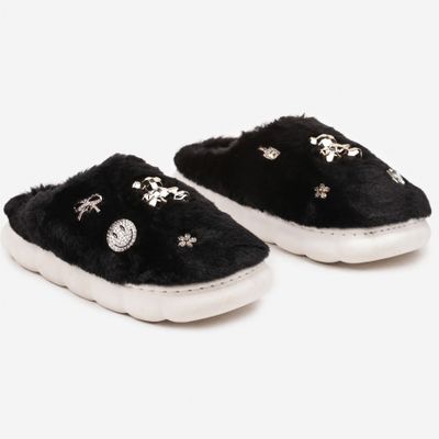 born2be - Kapcie damskie zimowe ze sklepu: born2be.pl w kategorii: Kapcie damskie - zdjęcie 054DCF2-170-2564_346938