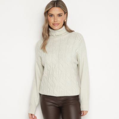Sweter damski na zimę born2be ze sklepu: born2be.pl w kategorii: Swetry damskie - zdjęcie 054DCF2-170-2564_347436