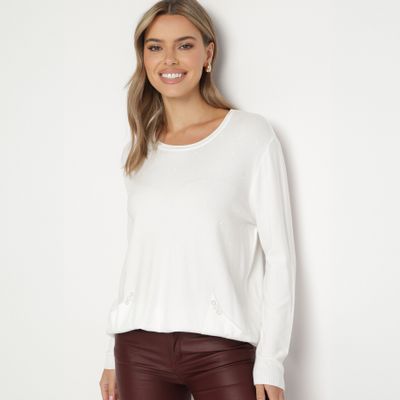 Sweter damski casual born2be ze sklepu: born2be.pl w kategorii: Swetry damskie - zdjęcie 054DCF2-170-2564_347466