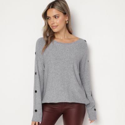 Sweter damski na zimę born2be ze sklepu: born2be.pl w kategorii: Swetry damskie - zdjęcie 054DCF2-170-2564_347957