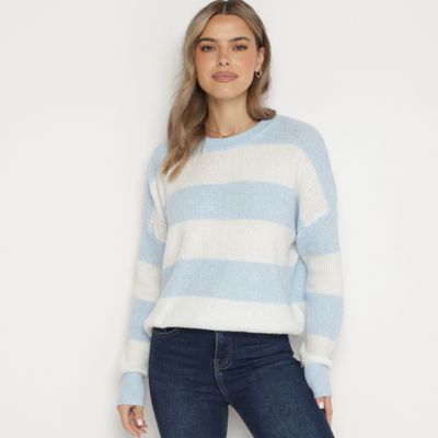 Sweter damski na zimę casualowy born2be ze sklepu: born2be.pl w kategorii: Swetry damskie - zdjęcie 054DCF2-170-2564_348058