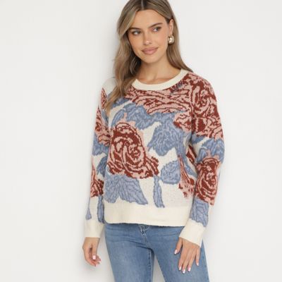 Sweter damski na zimę born2be ze sklepu: born2be.pl w kategorii: Swetry damskie - zdjęcie 054DCF2-170-2564_348065