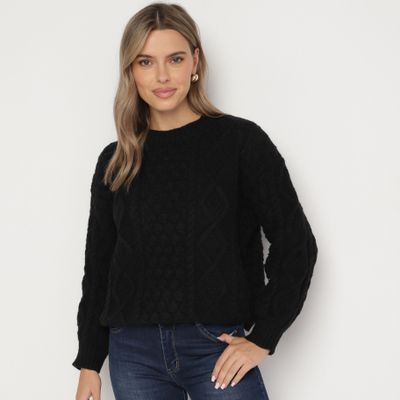 Sweter damski na zimę born2be ze sklepu: born2be.pl w kategorii: Swetry damskie - zdjęcie 054DCF2-170-2564_348337