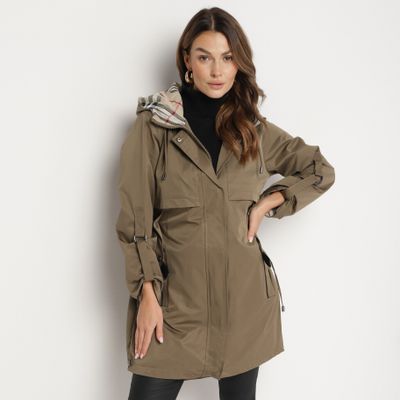 Parka damska casual born2be ze sklepu: born2be.pl w kategorii: Parki damskie - zdjęcie 054DCF2-170-2564_348657