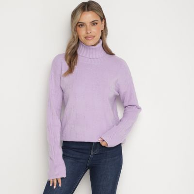 Sweter damski na zimę born2be ze sklepu: born2be.pl w kategorii: Swetry damskie - zdjęcie 054DCF2-170-2564_349200