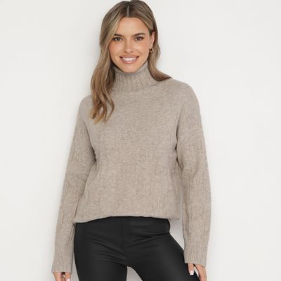 Sweter damski casual born2be ze sklepu: born2be.pl w kategorii: Swetry damskie - zdjęcie 054DCF2-170-2564_349207