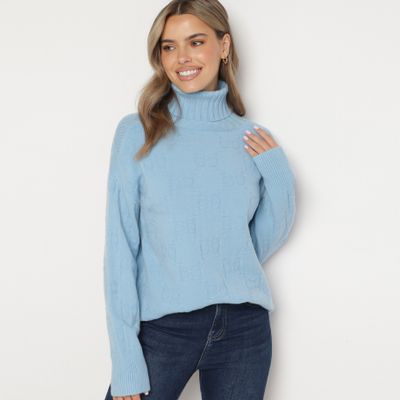 Sweter damski casual born2be ze sklepu: born2be.pl w kategorii: Swetry damskie - zdjęcie 054DCF2-170-2564_349209