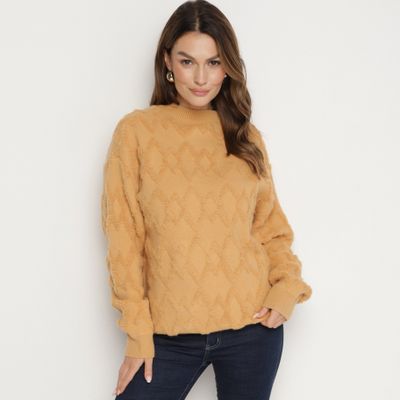 born2be - Sweter damski casual ze sklepu: born2be.pl w kategorii: Swetry damskie - zdjęcie 054DCF2-170-2564_349233