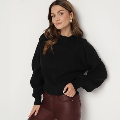 Sweter damski na zimę born2be ze sklepu: born2be.pl w kategorii: Swetry damskie - zdjęcie 054DCF2-170-2564_349603