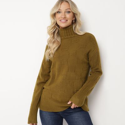 Sweter damski casual born2be ze sklepu: born2be.pl w kategorii: Swetry damskie - zdjęcie 054DCF2-170-2564_349847