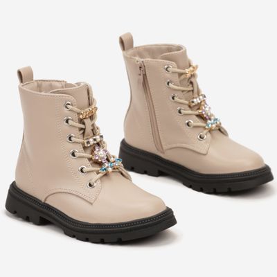 born2be - Buty zimowe dziecięce zimowe ze sklepu: born2be.pl w kategorii: Buty zimowe dziecięce - zdjęcie 054DCF2-170-2564_350702