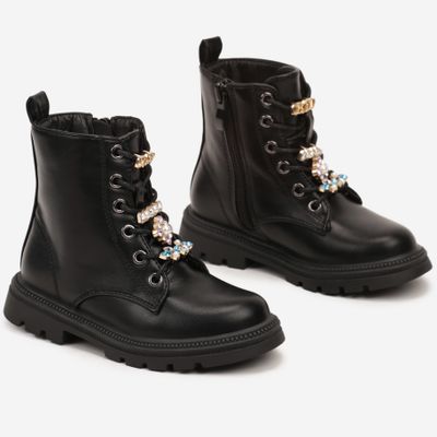 Buty zimowe dziecięce na zimę born2be ze sklepu: born2be.pl w kategorii: Buty zimowe dziecięce - zdjęcie 054DCF2-170-2564_350715