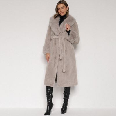 Płaszcz damski casual na jesień born2be ze sklepu: born2be.pl w kategorii: Płaszcze damskie - zdjęcie 054DCF2-170-2564_350823