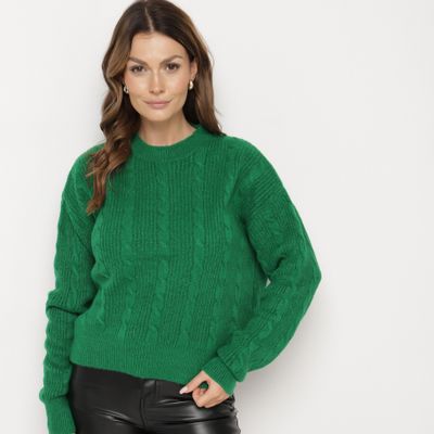 Sweter damski na zimę casual born2be ze sklepu: born2be.pl w kategorii: Swetry damskie - zdjęcie 054DCF2-170-2564_350840
