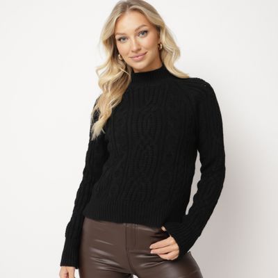 Sweter damski na zimę born2be ze sklepu: born2be.pl w kategorii: Swetry damskie - zdjęcie 054DCF2-170-2564_351186