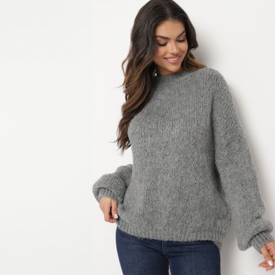 born2be - Sweter damski na zimę ze sklepu: born2be.pl w kategorii: Swetry damskie - zdjęcie 054DCF2-170-2564_351913