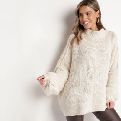 Sweter damski na zimę born2be ze sklepu: born2be.pl w kategorii: Swetry damskie