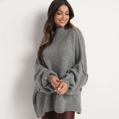 Sweter damski na zimę casualowy born2be ze sklepu: born2be.pl w kategorii: Swetry damskie