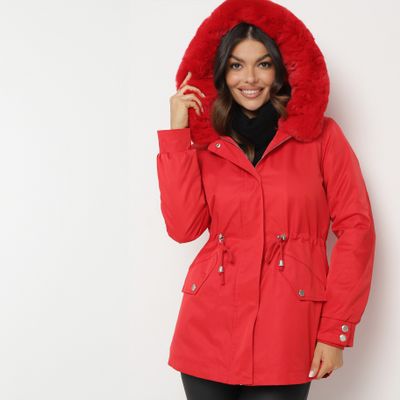 Parka damska na jesień casual born2be ze sklepu: born2be.pl w kategorii: Parki damskie - zdjęcie 054DCF2-170-2564_353033