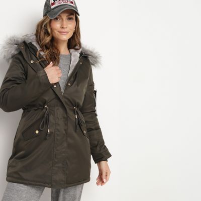 Parka damska casual born2be ze sklepu: born2be.pl w kategorii: Parki damskie - zdjęcie 054DCF2-170-2564_353036