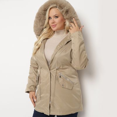 born2be - Parka damska ze sklepu: born2be.pl w kategorii: Parki damskie - zdjęcie 054DCF2-170-2564_353113