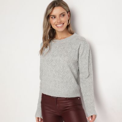 born2be - Sweter damski casual ze sklepu: born2be.pl w kategorii: Swetry damskie - zdjęcie 054DCF2-170-2564_353168