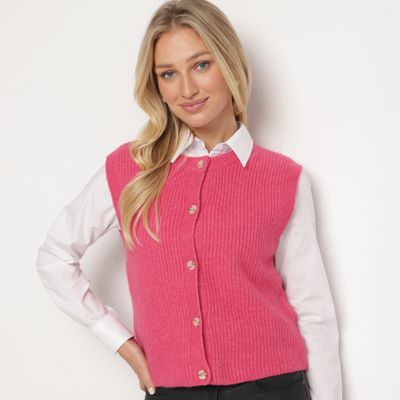 born2be - Kamizelka damska casual ze sklepu: born2be.pl w kategorii: Kamizelki damskie - zdjęcie 054DCF2-170-2564_353174