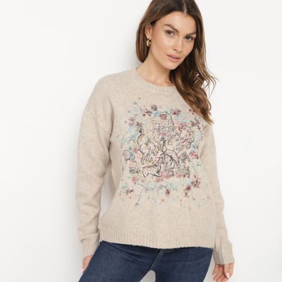 Sweter damski casual born2be ze sklepu: born2be.pl w kategorii: Swetry damskie - zdjęcie 054DCF2-170-2564_353192