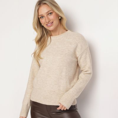 Sweter damski na zimę born2be ze sklepu: born2be.pl w kategorii: Swetry damskie - zdjęcie 054DCF2-170-2564_353196