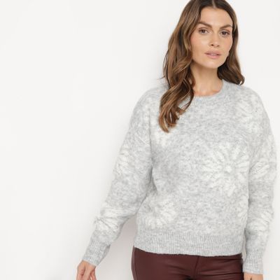 Sweter damski na zimę born2be ze sklepu: born2be.pl w kategorii: Swetry damskie - zdjęcie 054DCF2-170-2564_353198