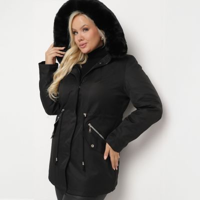 Parka damska jesienna born2be ze sklepu: born2be.pl w kategorii: Parki damskie - zdjęcie 054DCF2-170-2564_353200
