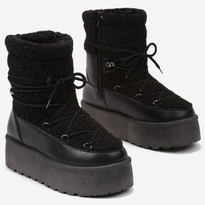 Śniegowce damskie na zimę born2be ze sklepu: born2be.pl w kategorii: Śniegowce damskie - zdjęcie 054DCF2-170-2564_353346